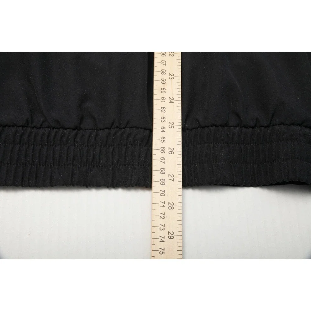 Nike Golf Jacket Mens Large Black Pullover V Neck Pockets Windshirt No Logo - Picture 12 of 13